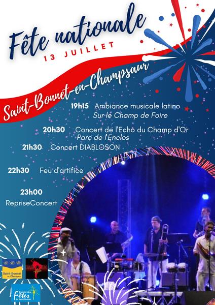 Fête nationale - Fête nationale St bonnet en Champsaur