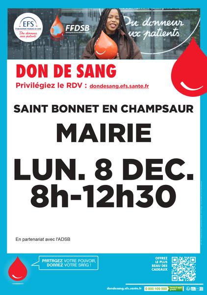 Don du sang_Saint-Bonnet-en-Champsaur - Don du sang_Saint-Bonnet-en-Champsaur