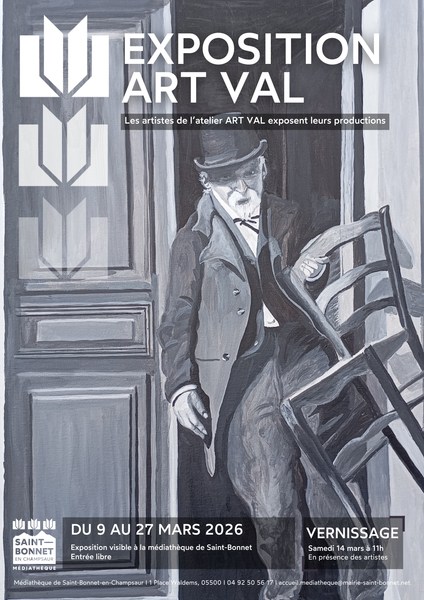 Exposition ART VAL : les artistes enfants et adultes de l'atelier ART VAL exposent leurs productions_Saint-Bonnet-en-Champsaur - Exposition ART VAL : les artistes enfants et adultes de l'atelier ART VAL exposent leurs productions_Saint-Bonnet-en-Champsaur