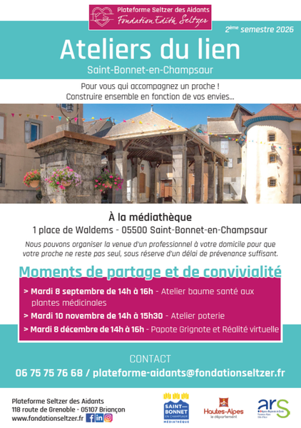 Ateliers du lien pour les aidants_Saint-Bonnet-en-Champsaur - Ateliers du lien