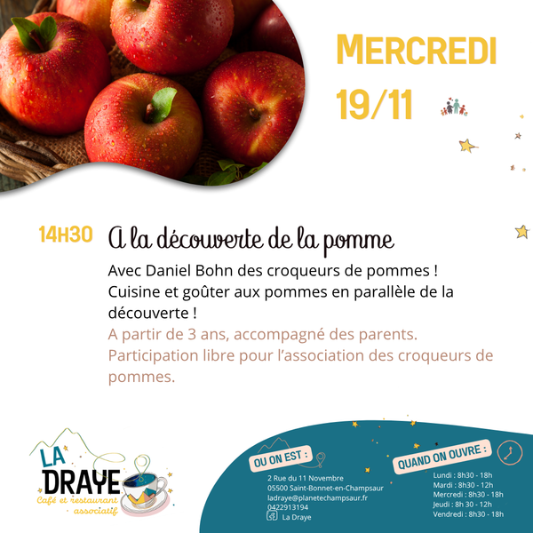 A la découverte de la Pomme - A la découverte de la Pomme