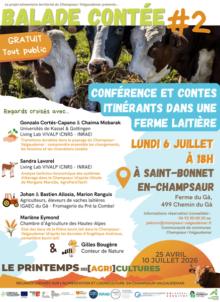 Balade contée #2 : Conférence et contes itinérants dans une ferme laitière_Saint-Bonnet-en-Champsaur