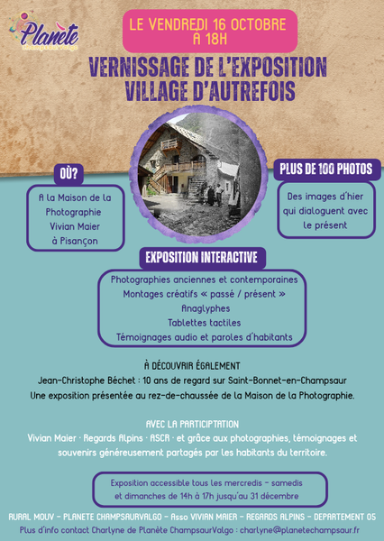 Vernissage exposition Village d'autrefois - Vernissage exposition Village d'autrefois