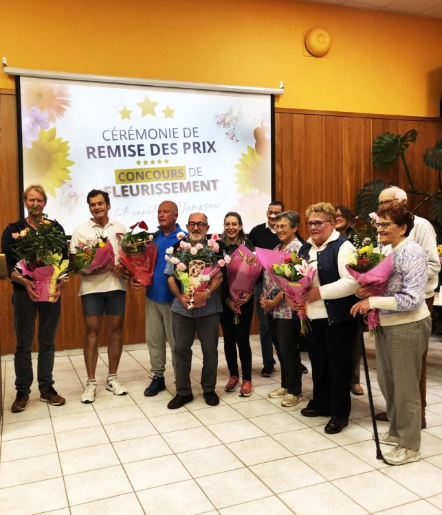 Gagnants concours de fleurissement