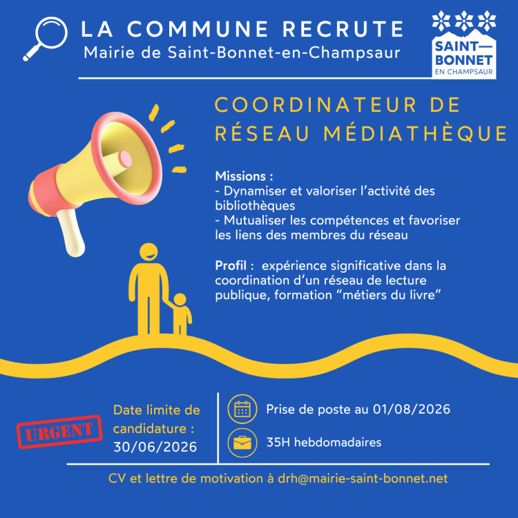 la commune recrute