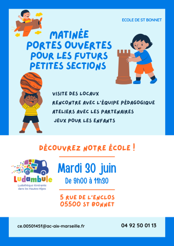 Portes ouvertes petites sections