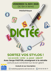 Dictée_Saint-Bonnet-en-Champsaur - Dictée_Saint-Bonnet-en-Champsaur