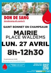Don du sang_Saint-Bonnet-en-Champsaur - Don du sang_Saint-Bonnet-en-Champsaur