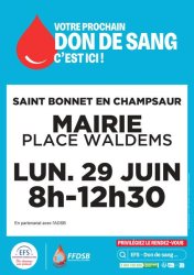 Don du sang_Saint-Bonnet-en-Champsaur - Don du sang_Saint-Bonnet-en-Champsaur