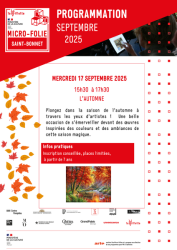 Micro Folie : L'automne_Saint-Bonnet-en-Champsaur - Micro Folie : L'automne_Saint-Bonnet-en-Champsaur Micro Folie : L'automne_Saint-Bonnet-en-Champsaur - Micro Folie : L'automne_Saint-Bonnet-en-Champsaur