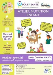 Atelier nutrition du petit enfant - Atelier nutrition du petit enfant