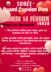 Soirée Saint Valentin Hôtel Le Connétable Concert Lau Akoustik - Soirée Saint Valentin Hôtel Le Connétable Concert Lau Akoustik