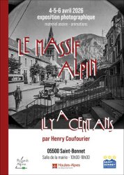 Le massif alpin il y 100 ans - Le massif alpin il y 100 ans