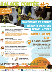 Balade contée #2 : Conférence et contes itinérants dans une ferme laitière_Saint-Bonnet-en-Champsaur